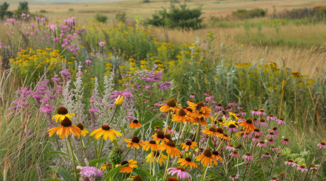 Wildflowers in meadow