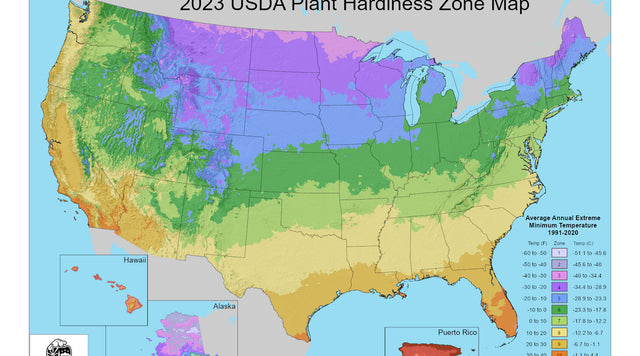 2023 USDA Plant Hardiness Zone Map