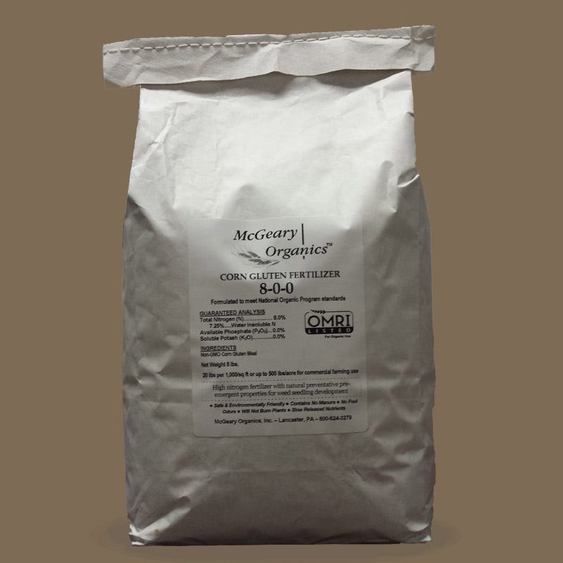 Corn Gluten Organic Fertilizer & Weed Inhibitor
